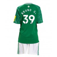 Newcastle United Bruno Guimaraes #39 Bortadräkt Barn 2025-26 Kortärmad (+ Korta byxor)